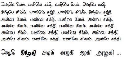 Bamini Tamil Font software, free download For Windows Xp