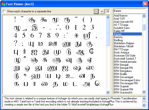 vanavil tamil font free download for windows 8
